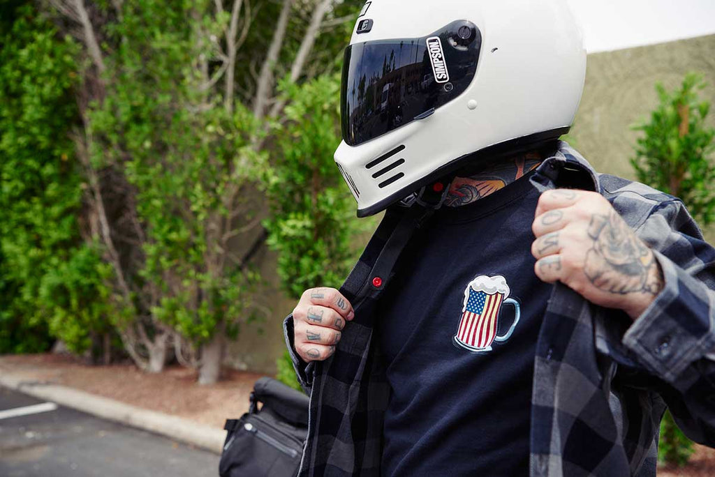 Men's "Wreckline" Black/Gray Plaid Flannel Shirt - Cotton Button Up Workwear - FLM2001