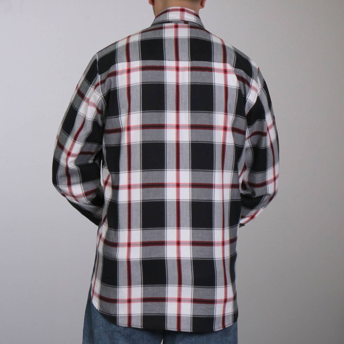 Men's "Chrome Riot" Multi/Color Plaid Flannel Shirt - Cotton Button Up Workwear - FLM2003