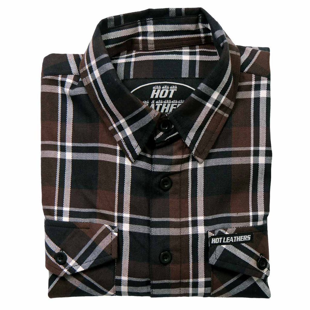 Men's "Ash Run" Multi/Color Plaid Flannel Shirt - Cotton Button Up Workwear - FLM2008