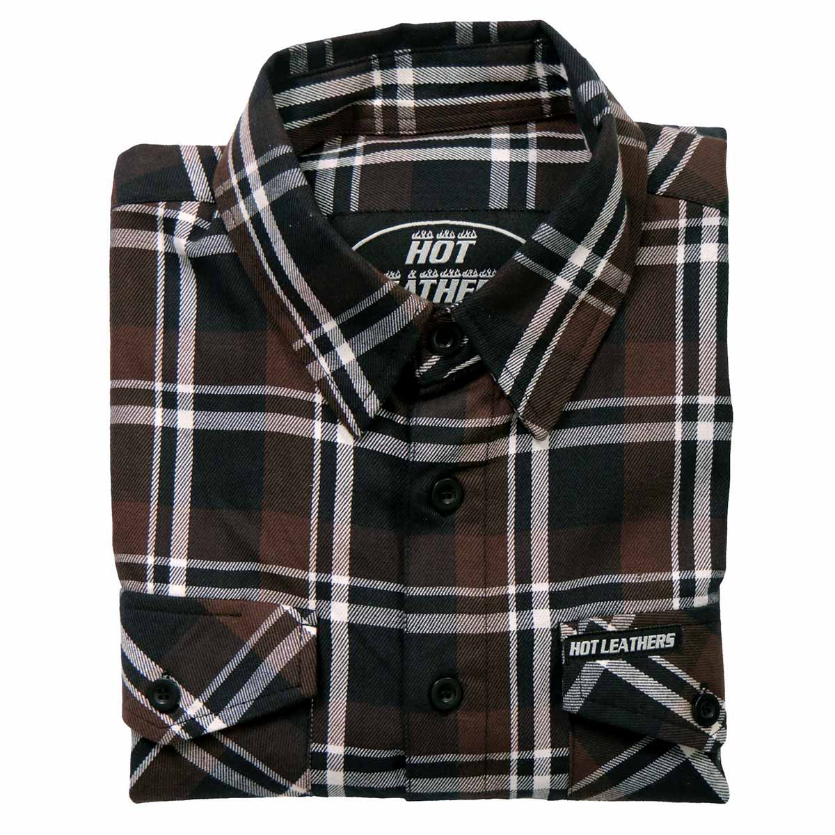 Men's "Ash Run" Multi/Color Plaid Flannel Shirt - Cotton Button Up Workwear - FLM2008