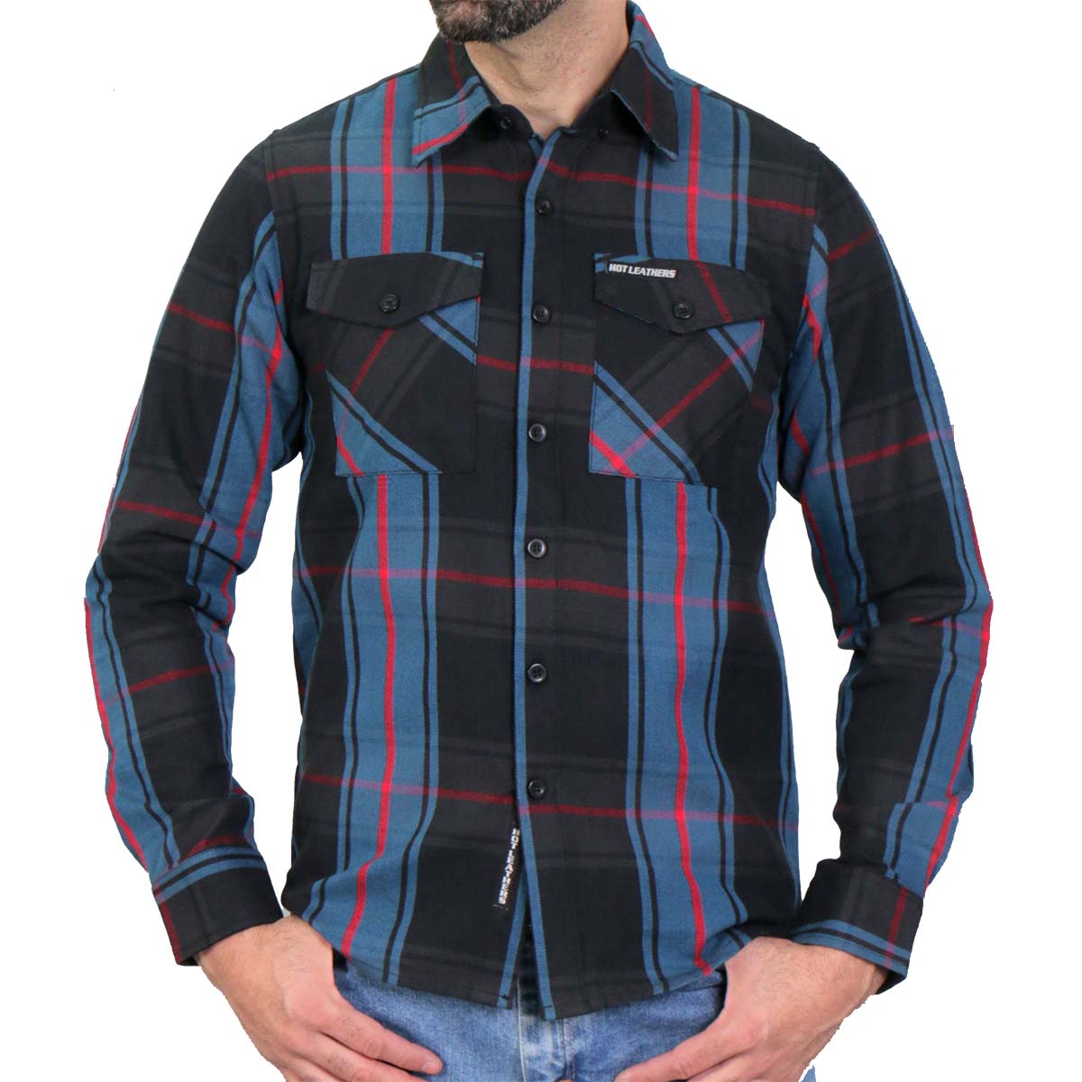 Men's "Long Sleeve The King Flannel Long Sleeve Shirt - FLM2012