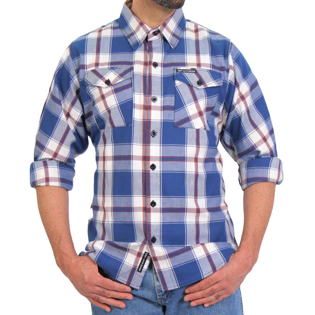 Men's "Black Lantern" Multi/Color Plaid Flannel Shirt - Cotton Button Up Workwear - FLM2025