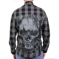 Men's "Grave Rub" Long Sleeve Flannel Shirt - FLM2101