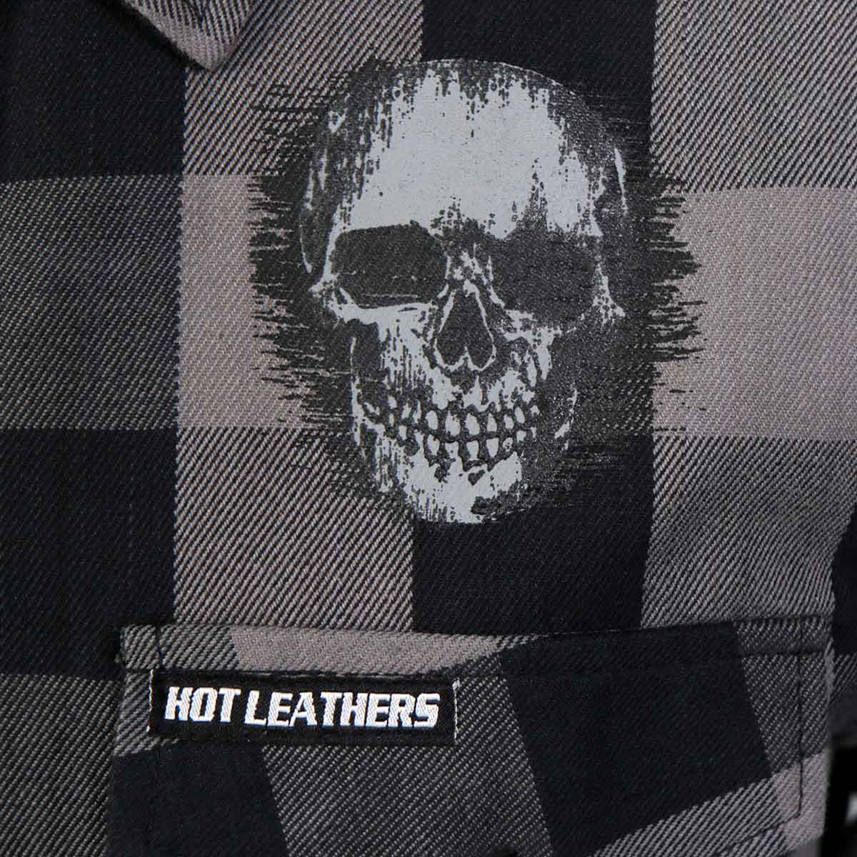 Men's "Grave Rub" Long Sleeve Flannel Shirt - FLM2101