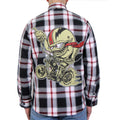 Men's "Bobber Monster" Long Sleeve Flannel Shirt - FLM2104