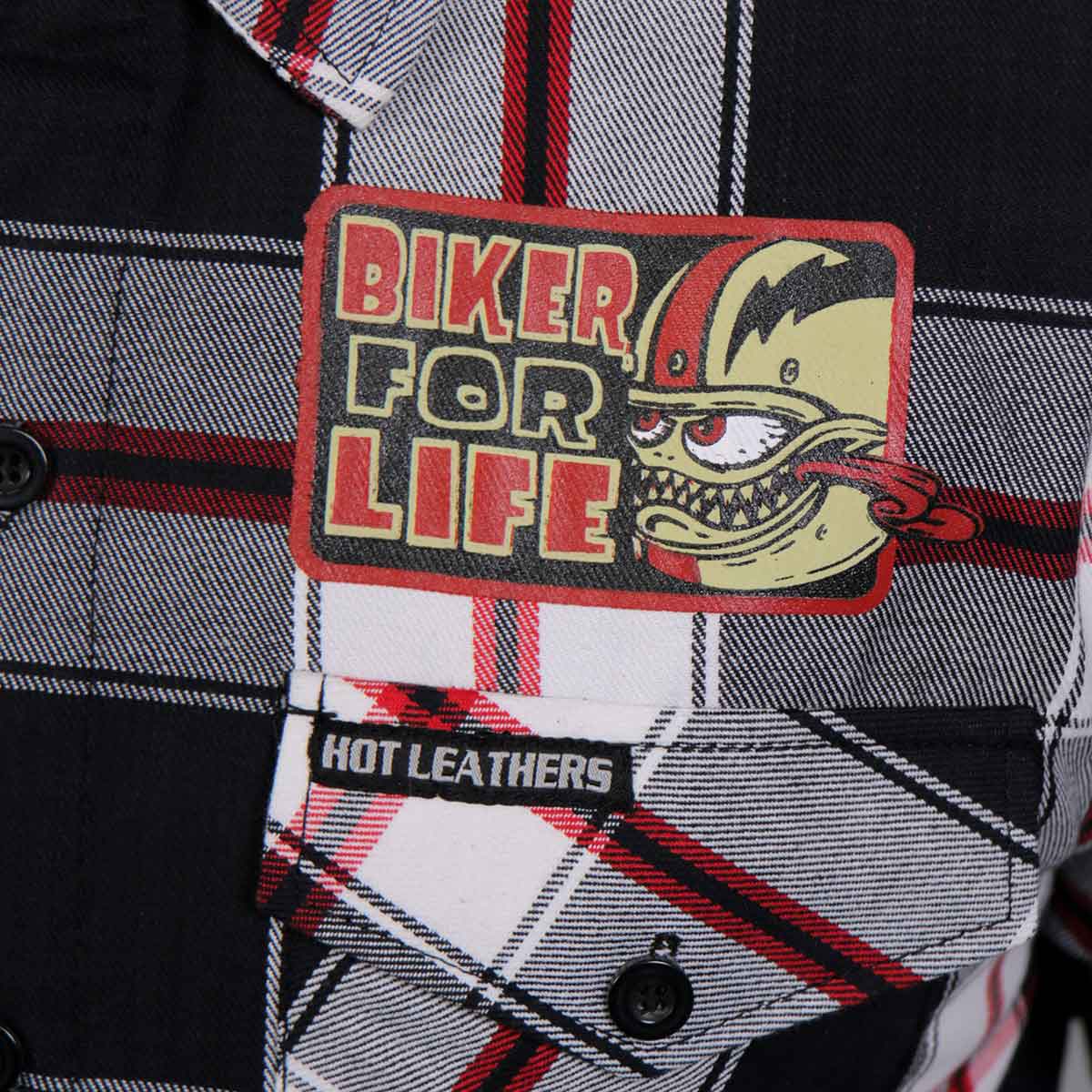 Men's "Bobber Monster" Long Sleeve Flannel Shirt - FLM2104
