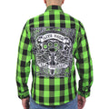 Men's "Brass Knuckles" Long Sleeve Flannel Shirt - FLM2106