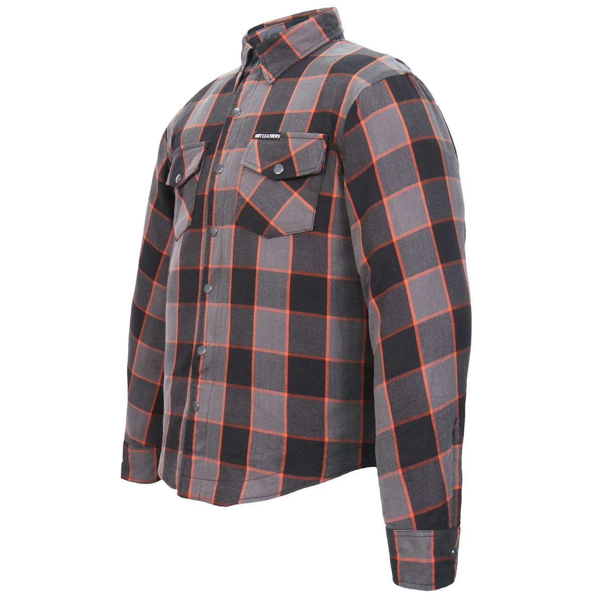 Men's "Deadman" Multi/Color Armored Motorcycle Flannel Shirt - CE Protection Riding Shirt - JKM3010