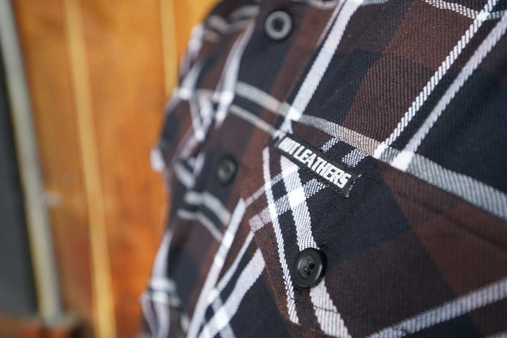 Men's "Ash Run" Multi/Color Plaid Flannel Shirt - Cotton Button Up Workwear - FLM2008