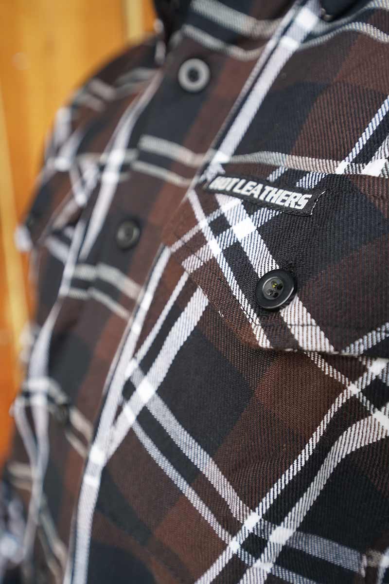 Men's "Ash Run" Multi/Color Plaid Flannel Shirt - Cotton Button Up Workwear - FLM2008